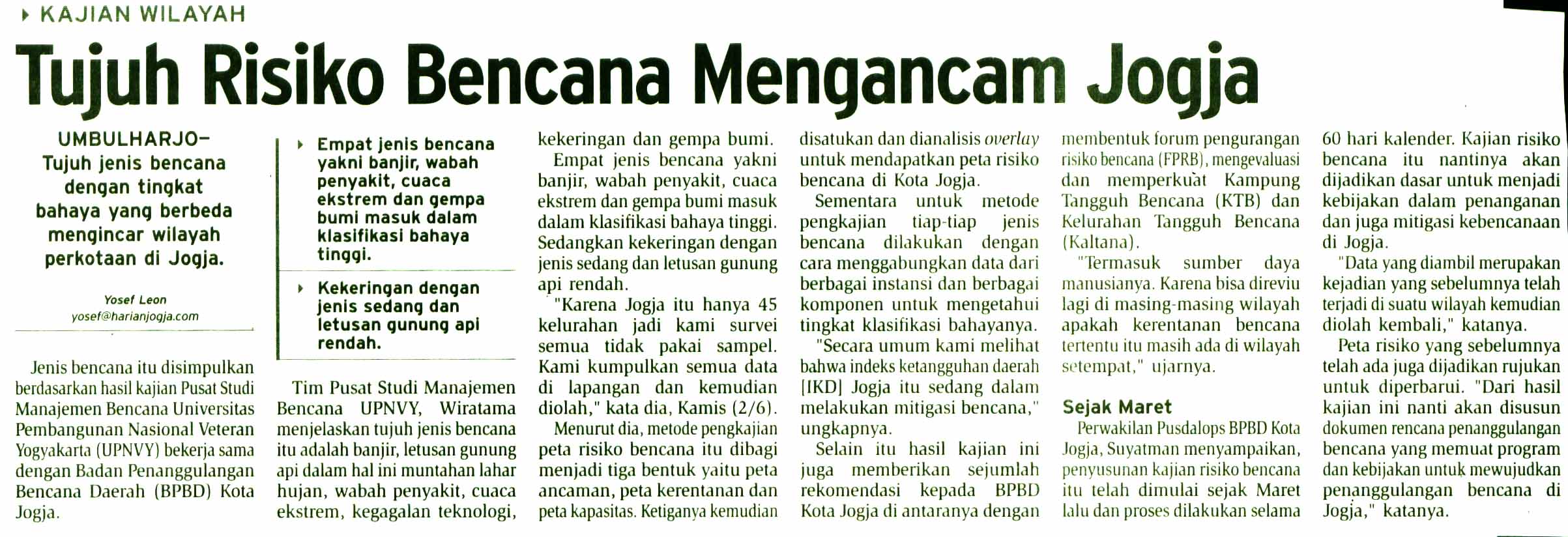Kliping jogja terbaru