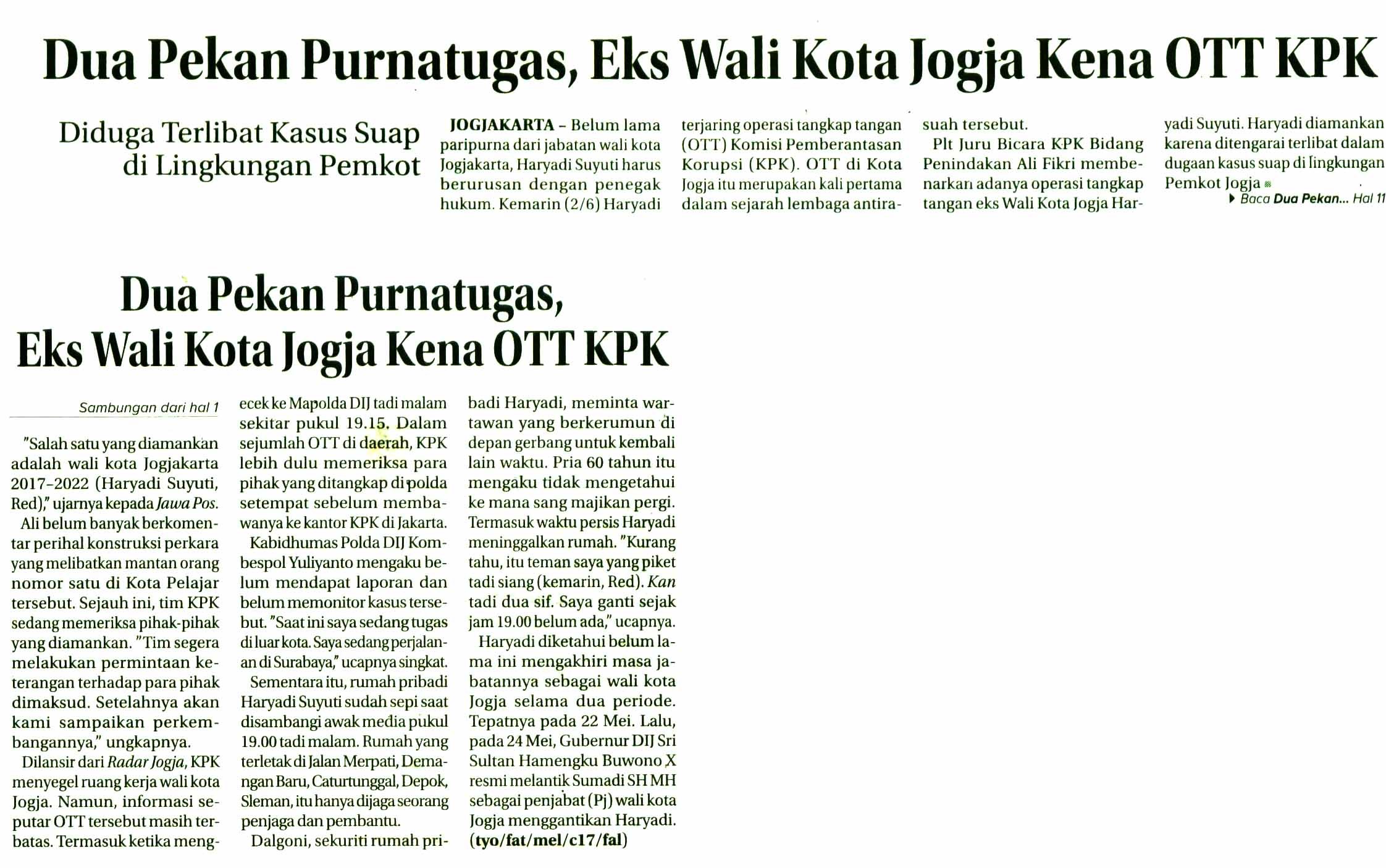 Kliping jogja terbaru