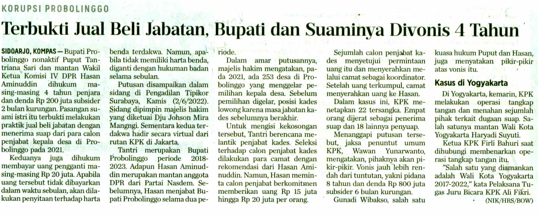 Kliping jogja terbaru