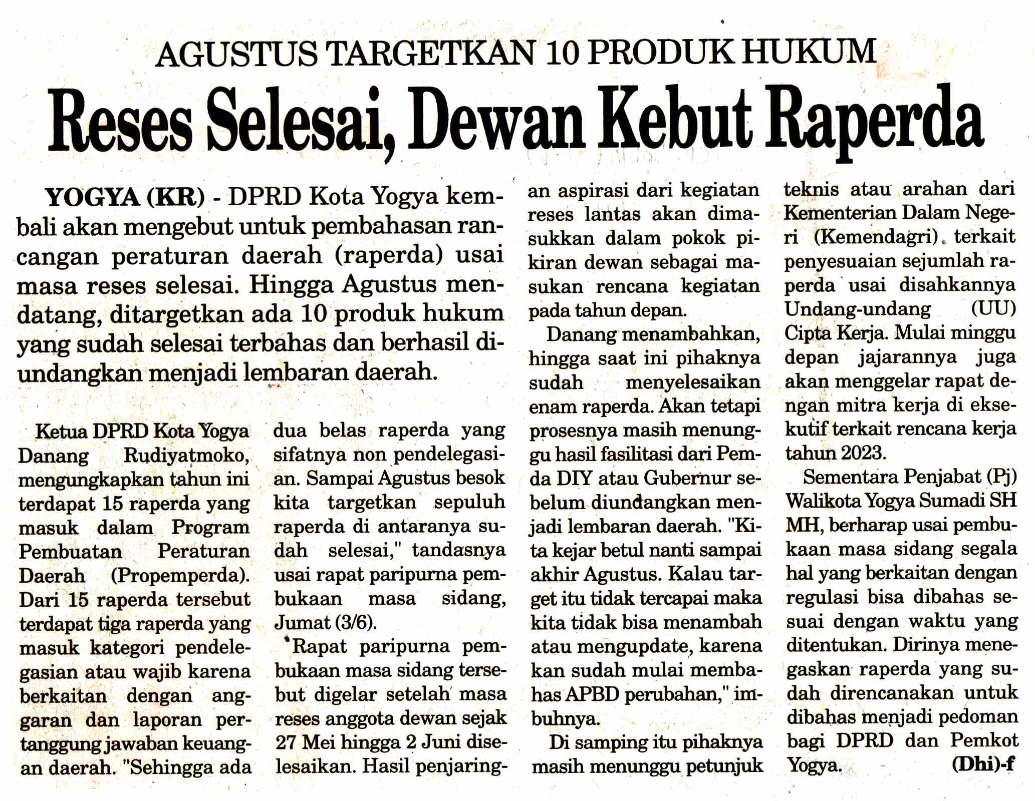 Kliping jogja terbaru