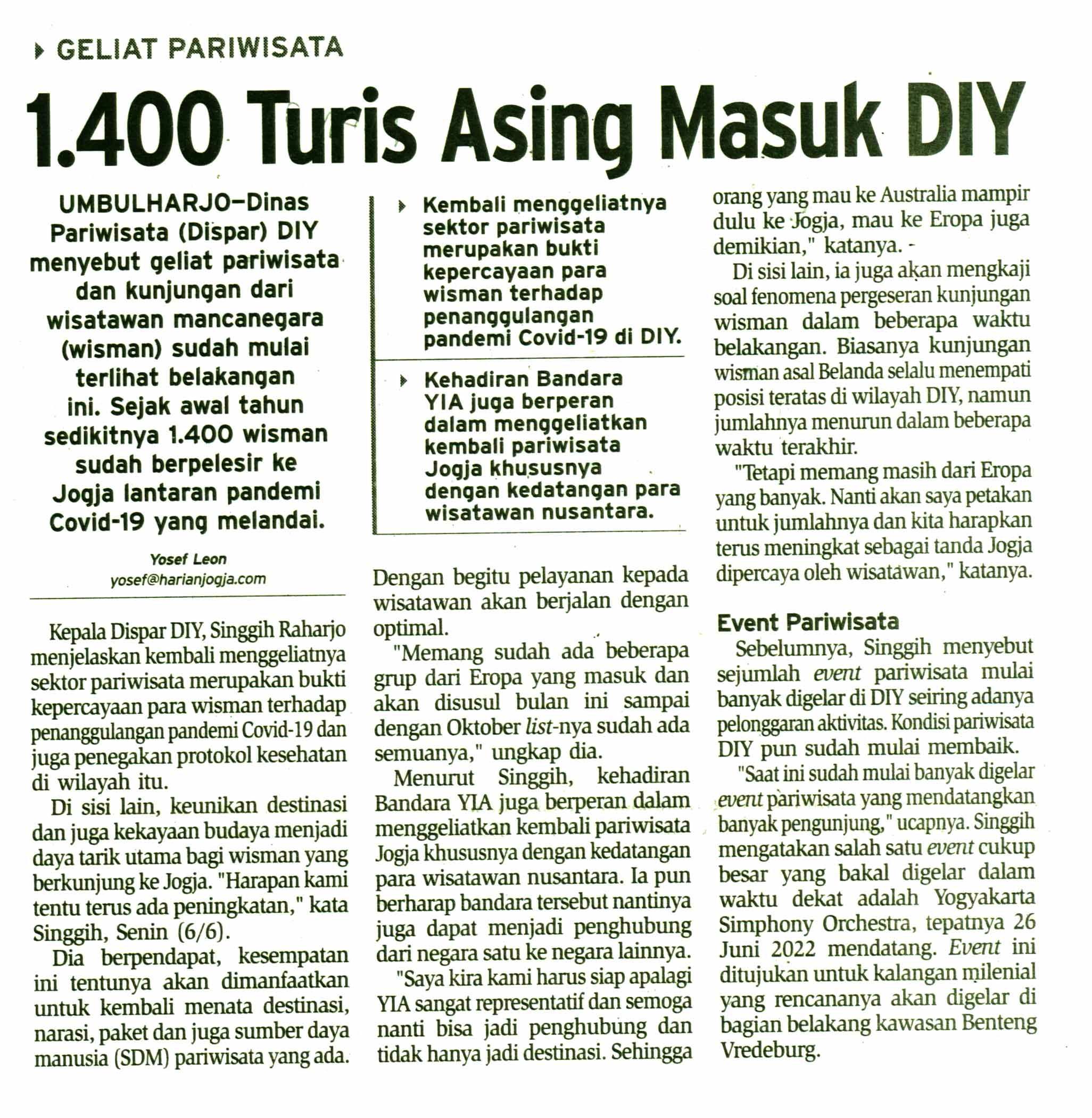 Kliping jogja terbaru