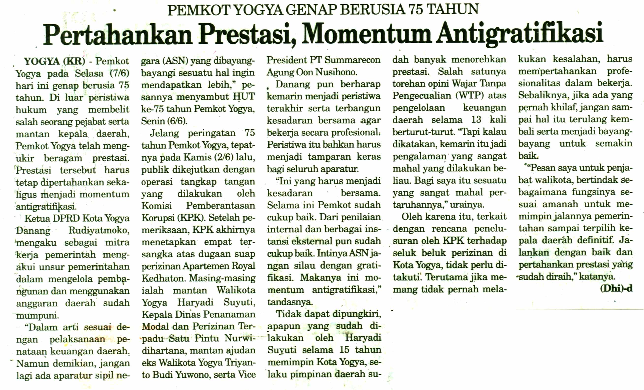Kliping jogja terbaru