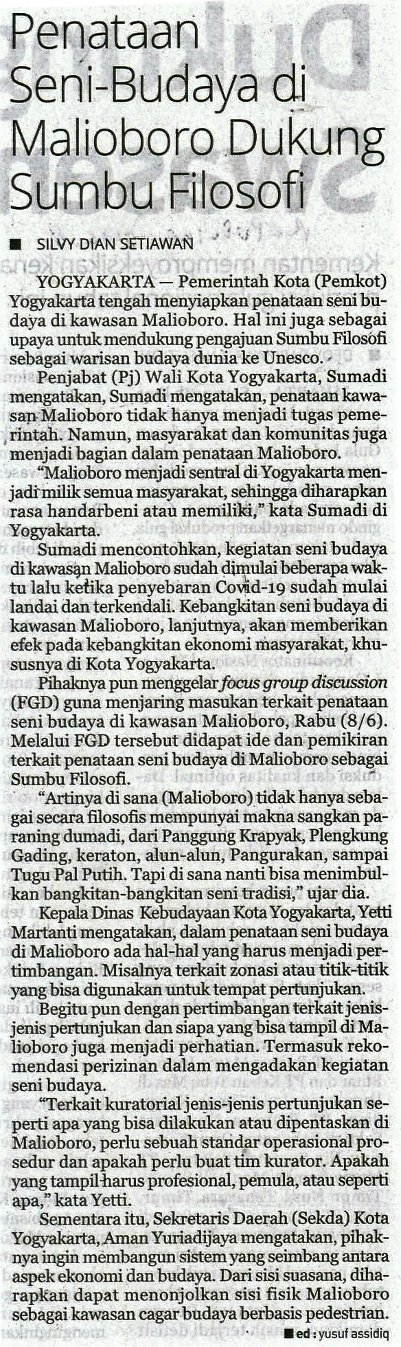 Kliping jogja terbaru