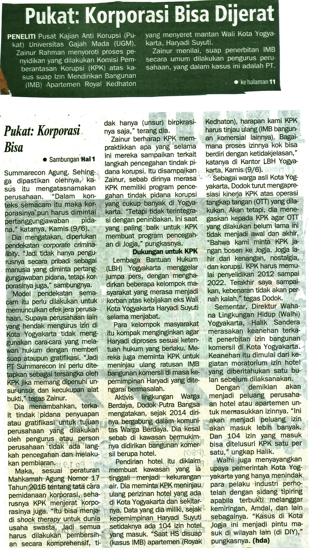 Kliping jogja terbaru