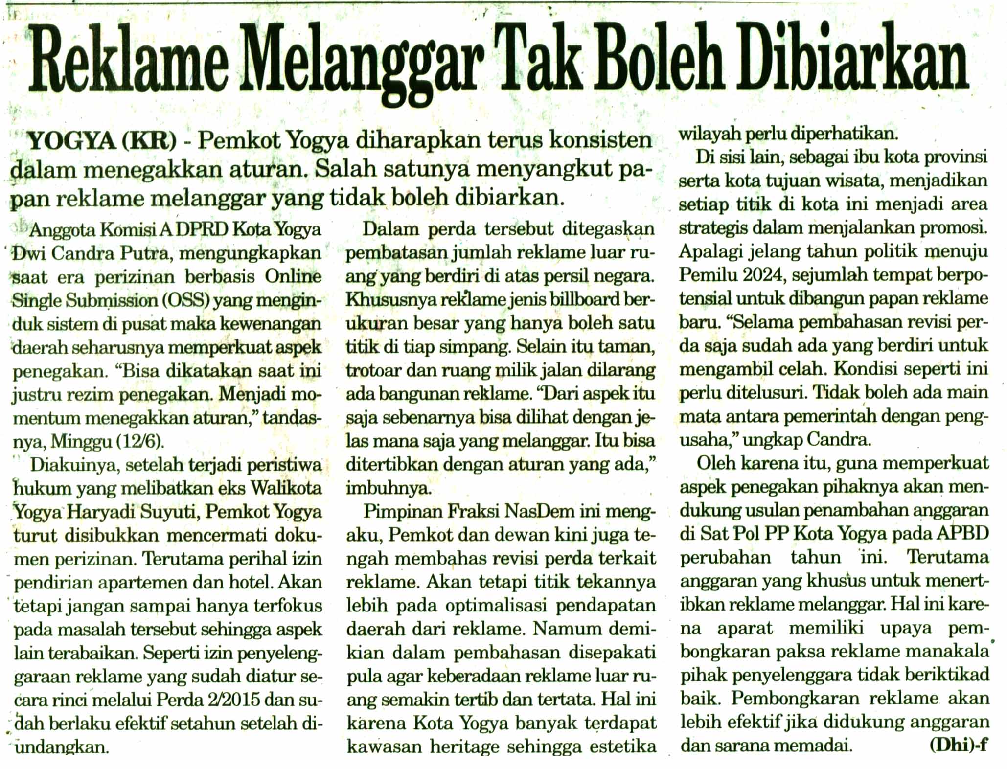 Kliping jogja terbaru