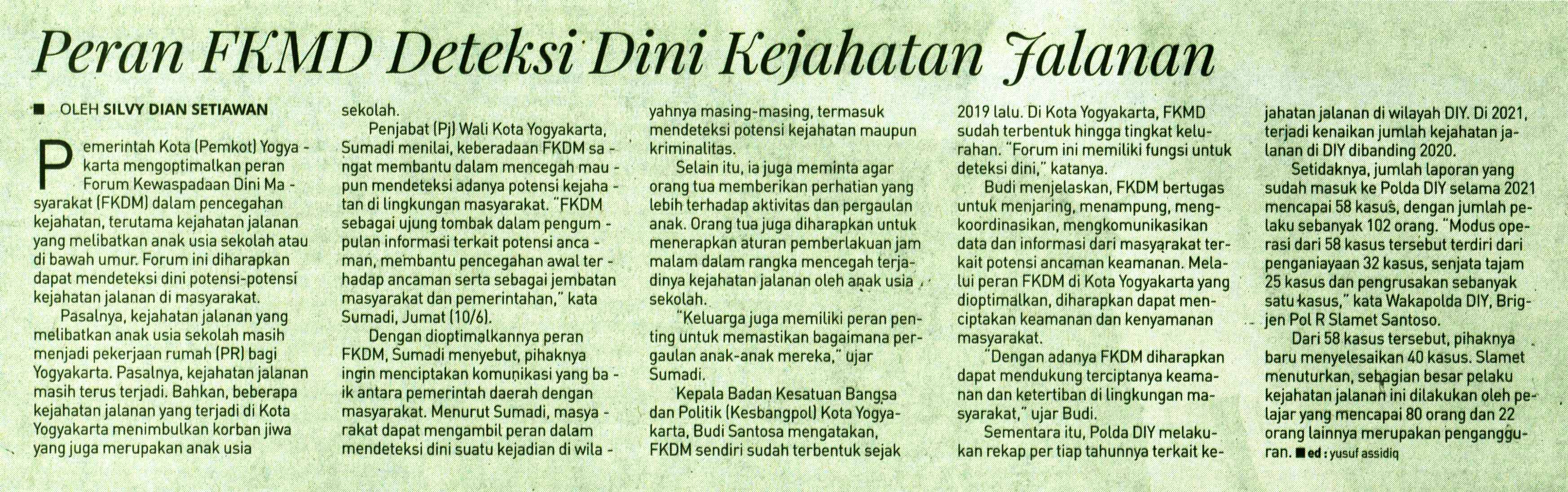 Kliping jogja terbaru