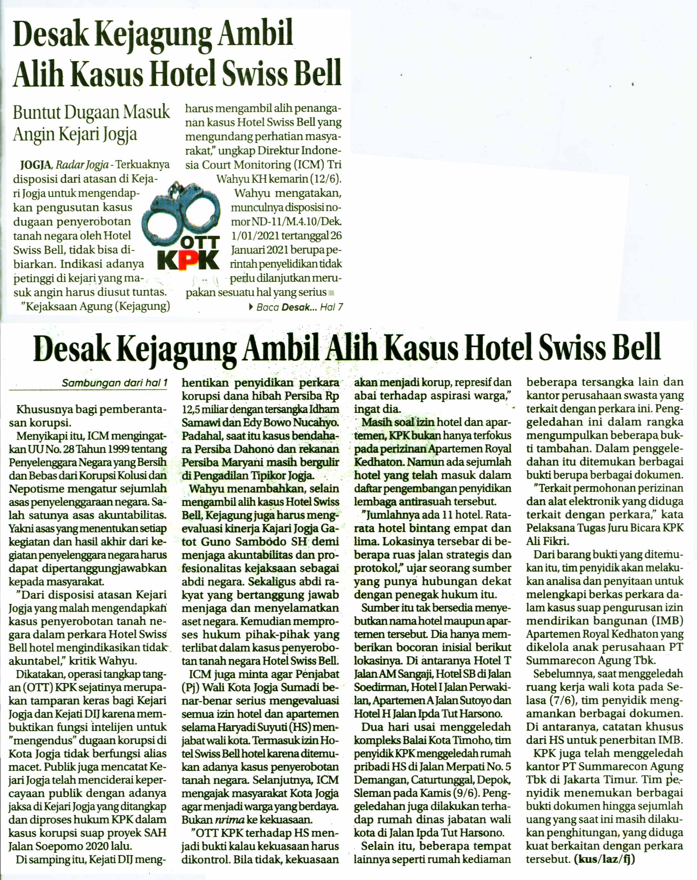 Kliping jogja terbaru