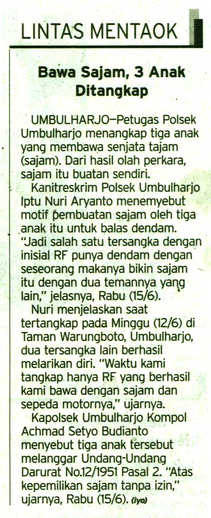 Kliping jogja terbaru