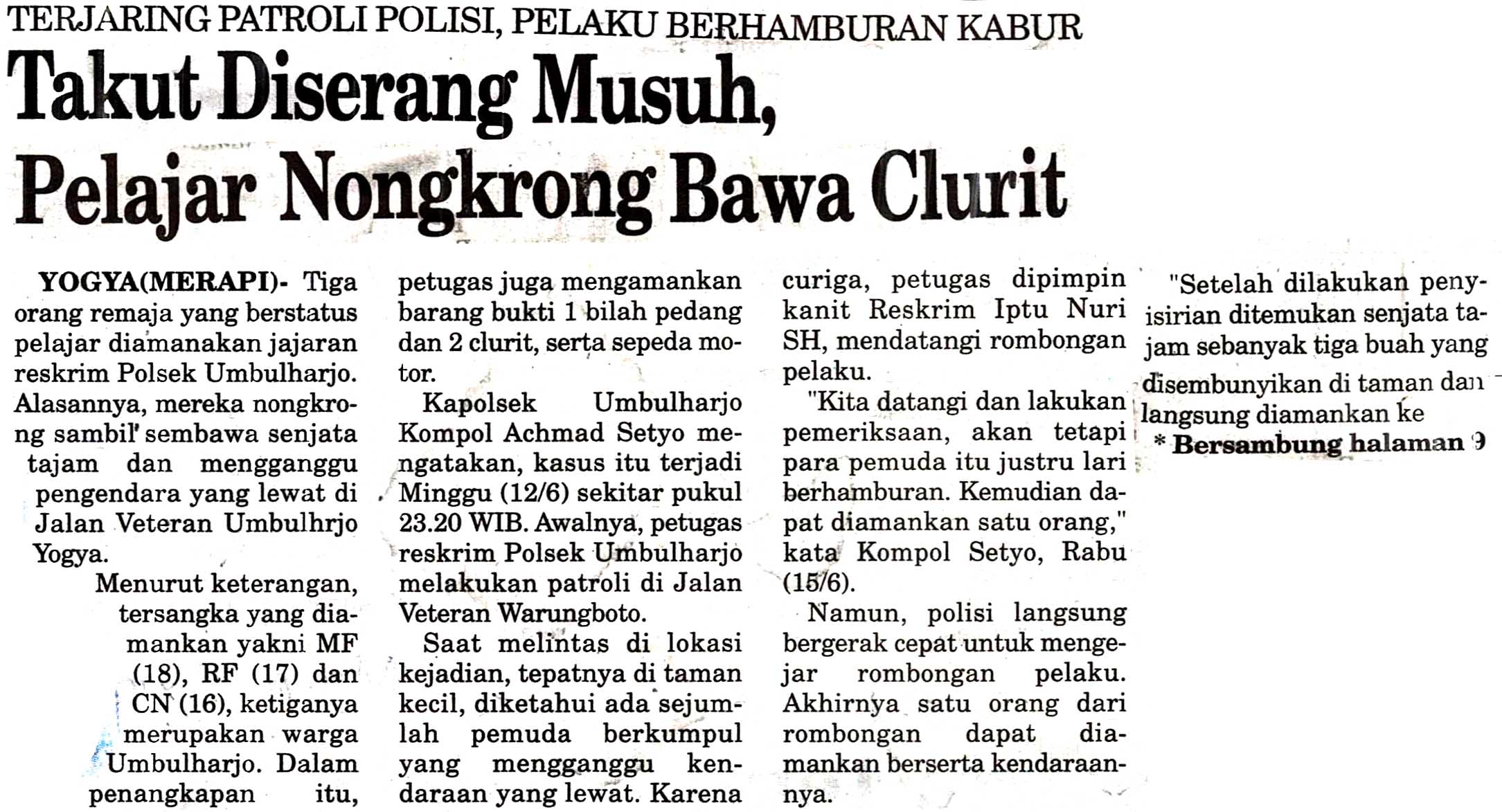 Kliping jogja terbaru