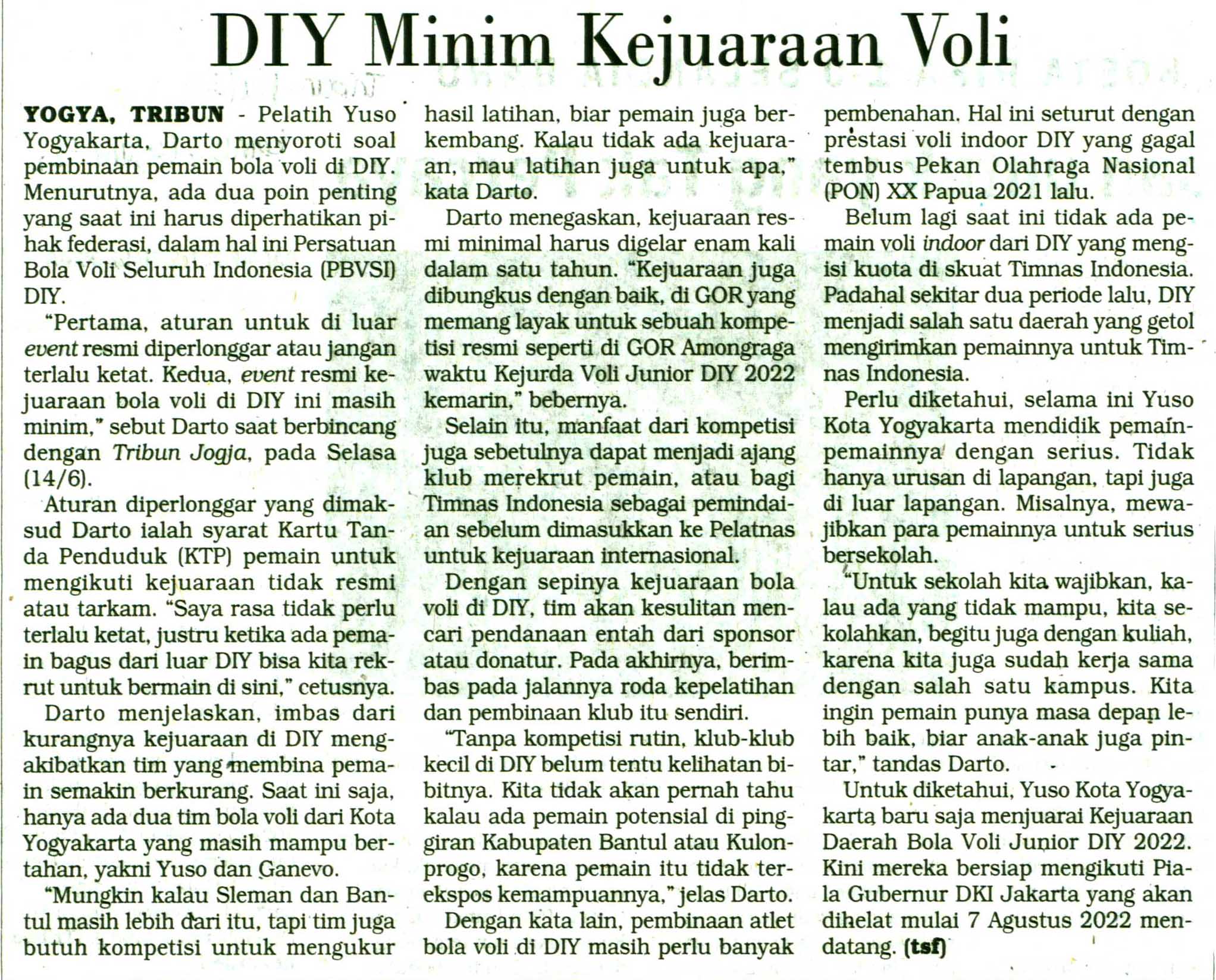 Kliping jogja terbaru