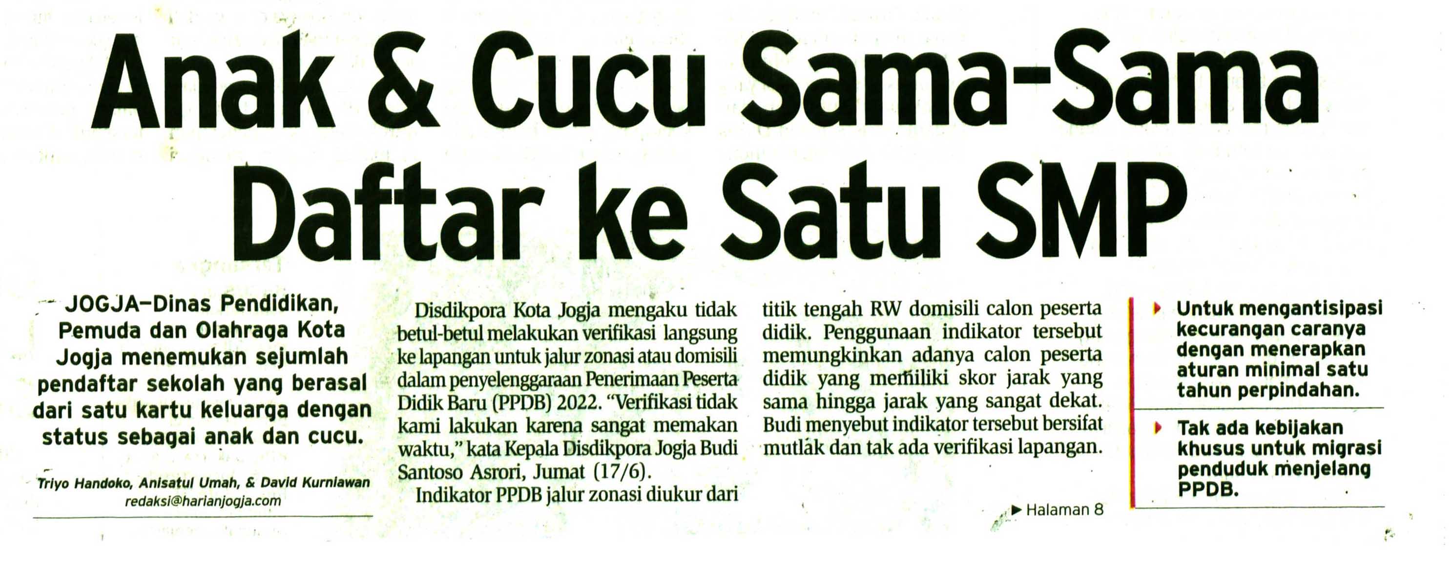 Kliping jogja terbaru