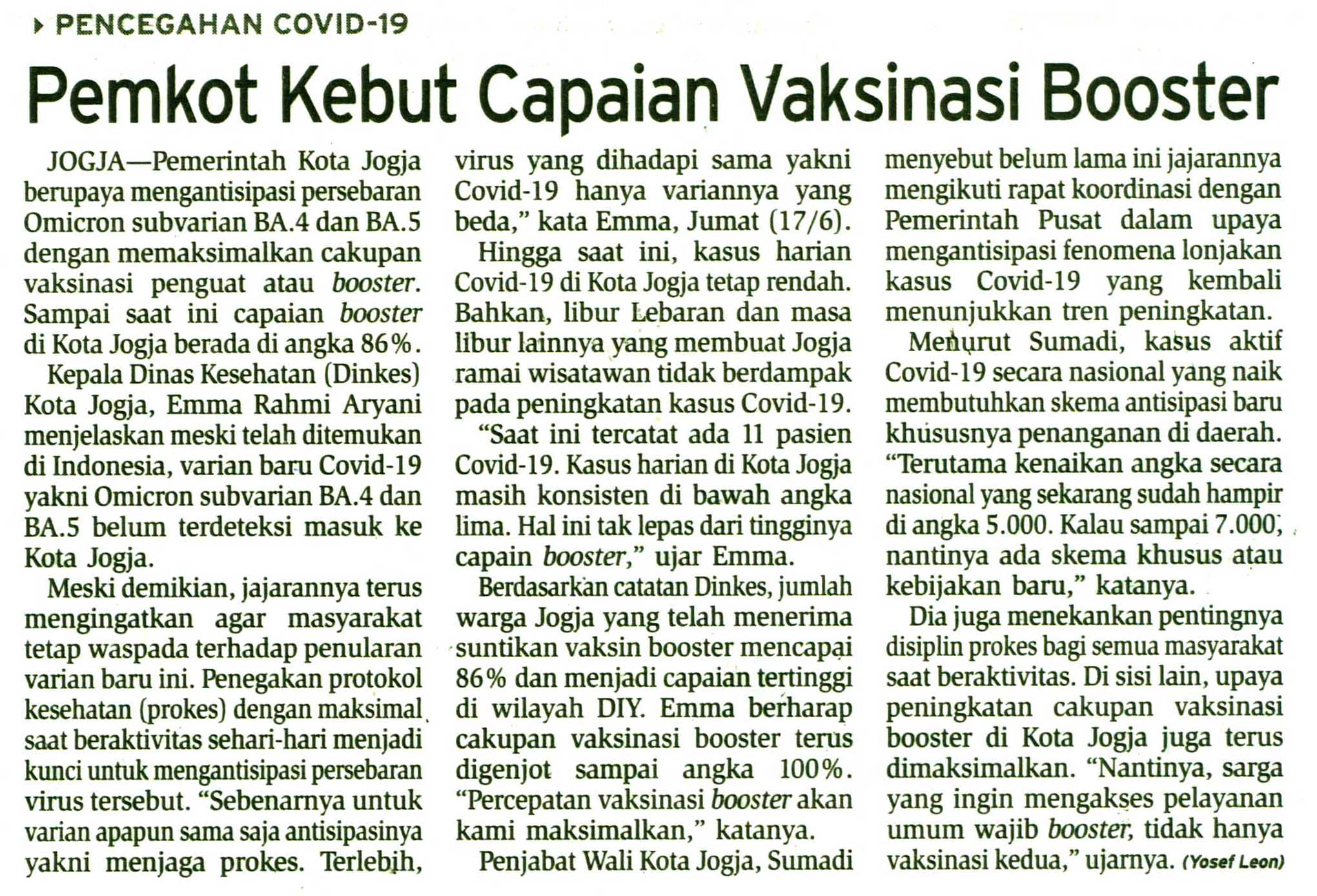 Kliping jogja terbaru