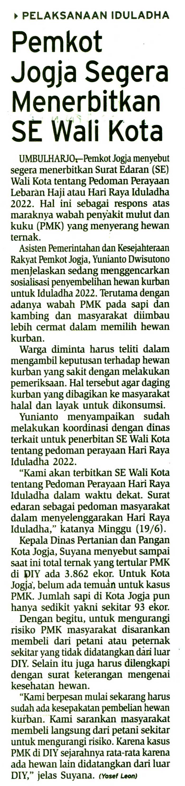 Kliping jogja terbaru