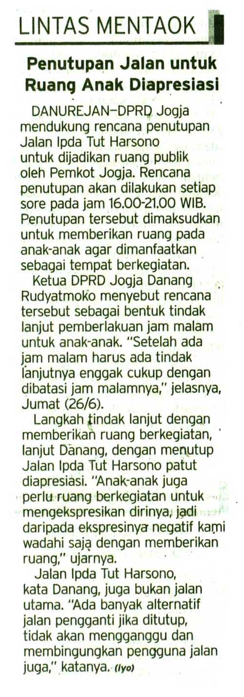 Kliping jogja terbaru