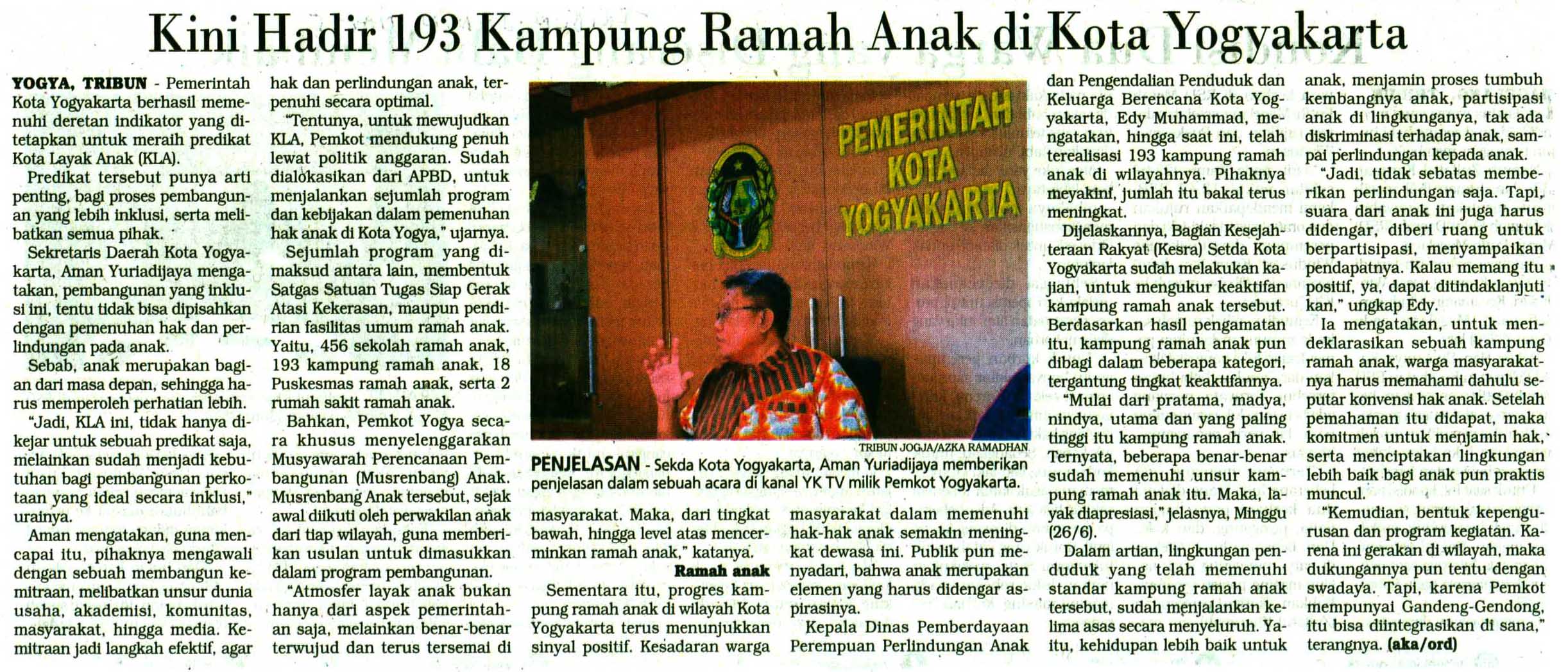 Kliping jogja terbaru