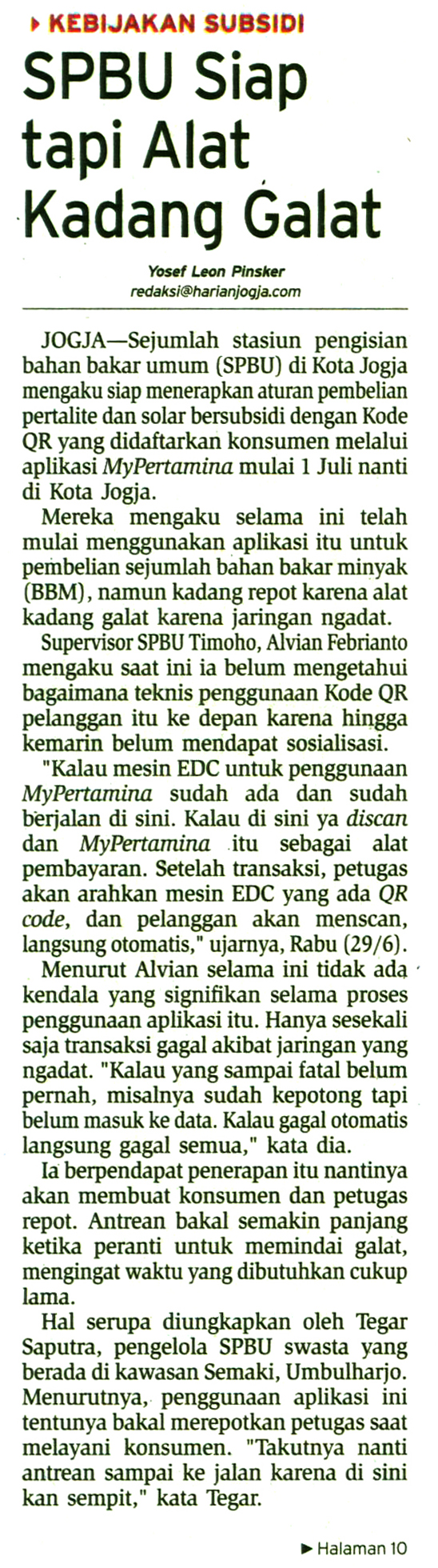 Kliping jogja terbaru