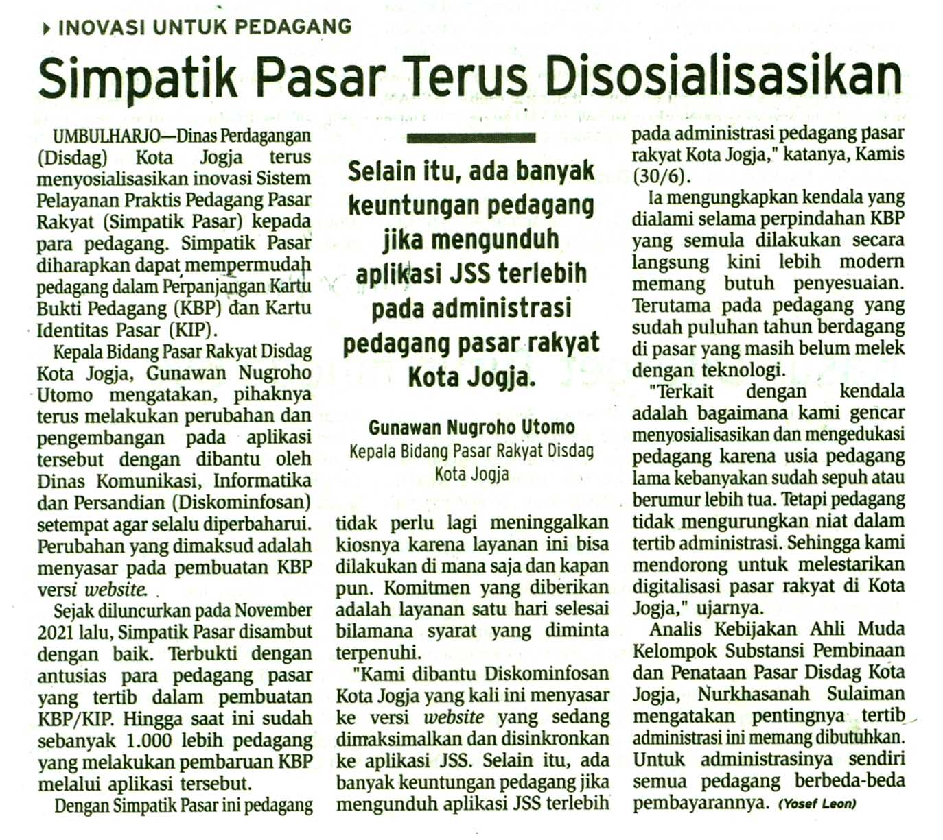 Kliping jogja terbaru
