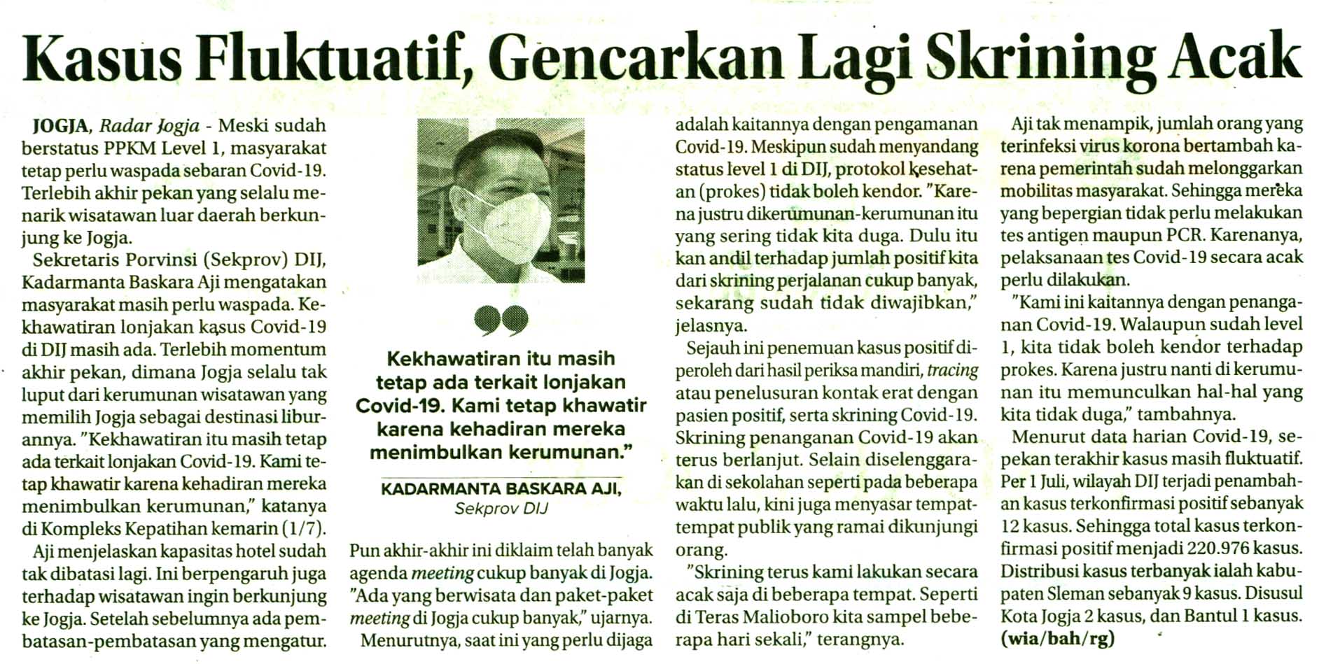 Kliping jogja terbaru