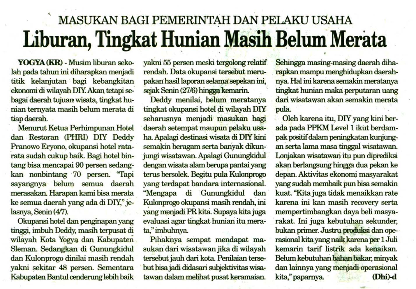 Kliping jogja terbaru