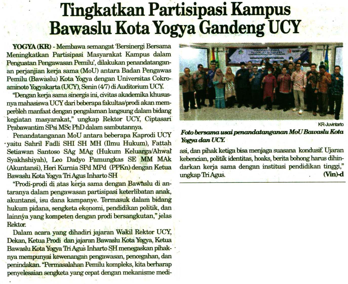 Kliping jogja terbaru