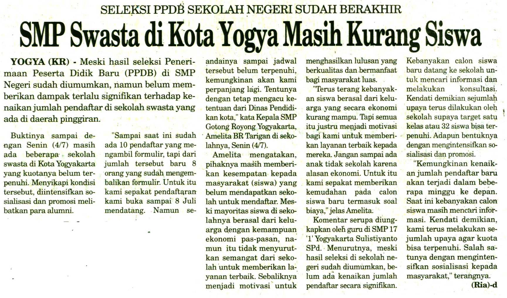 Kliping jogja terbaru