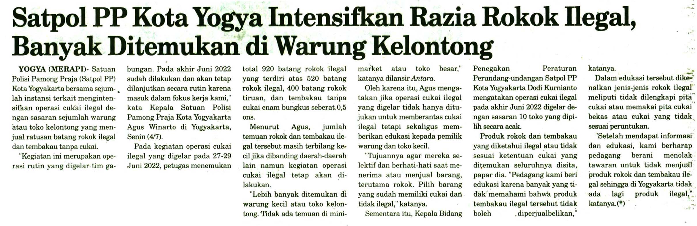 Kliping jogja terbaru