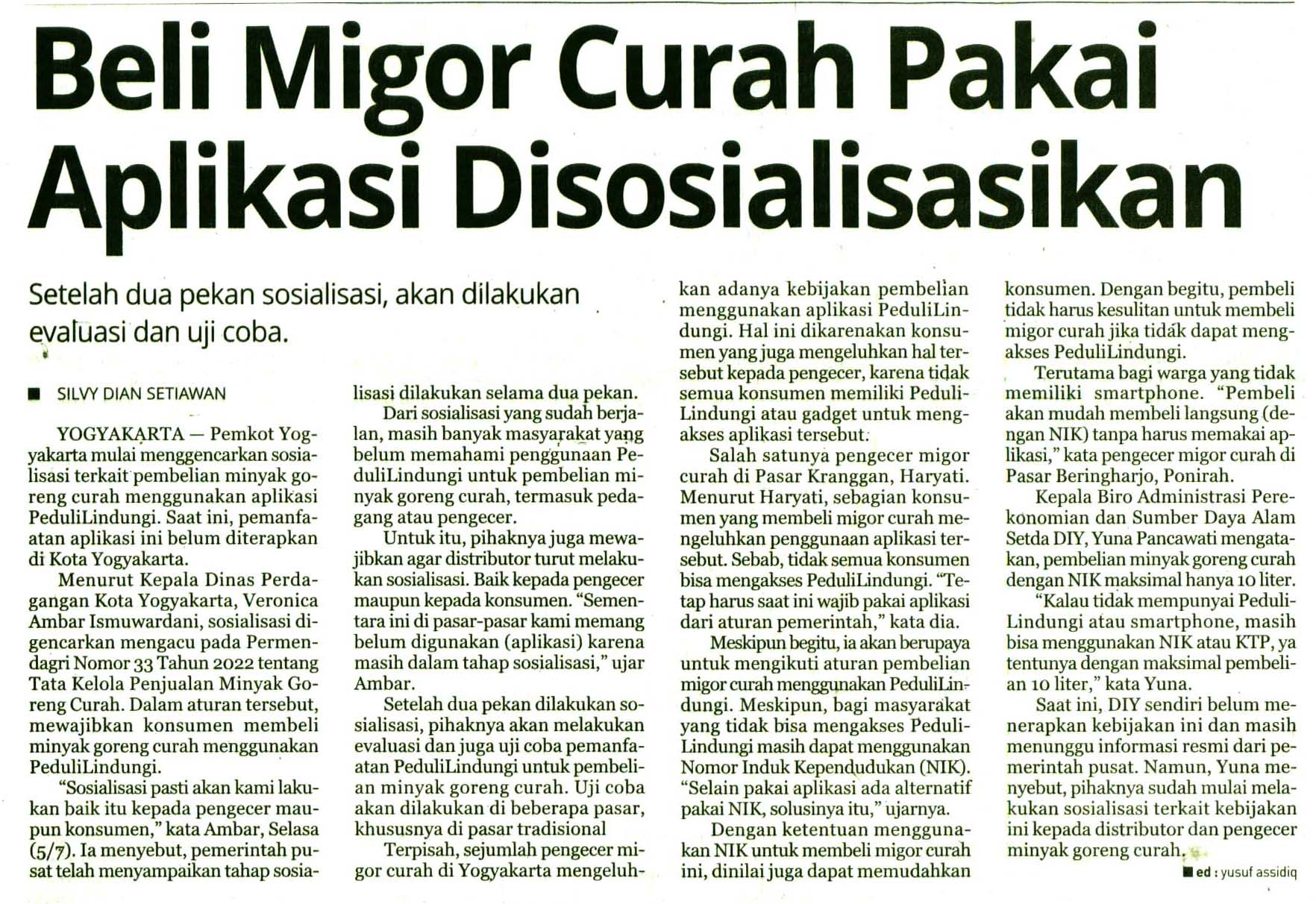 Kliping jogja terbaru
