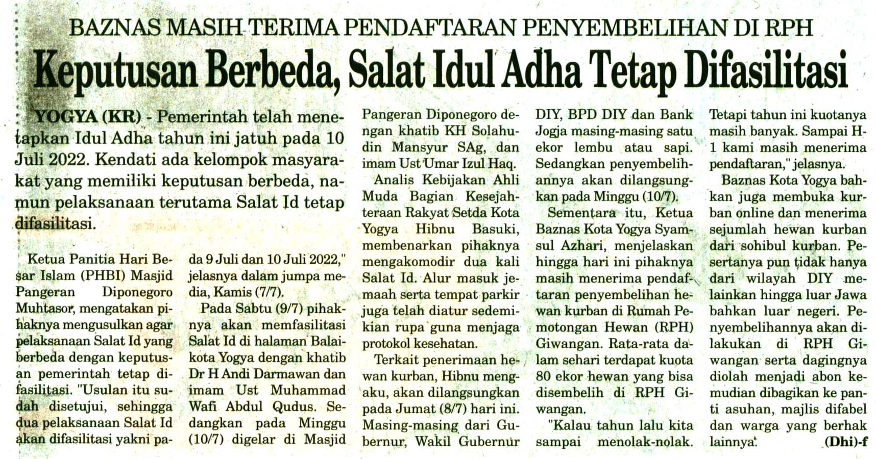 Kliping jogja terbaru