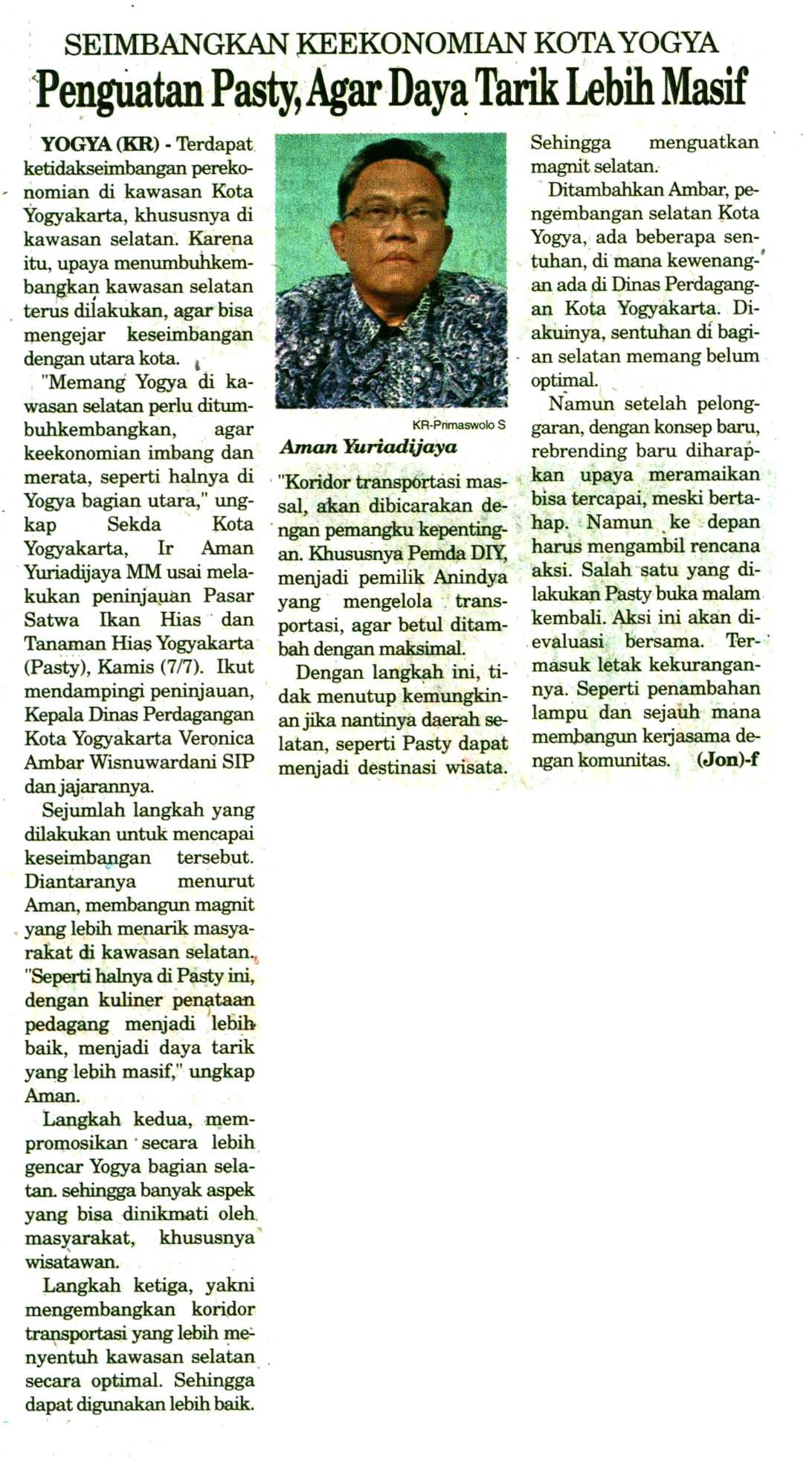 Kliping jogja terbaru