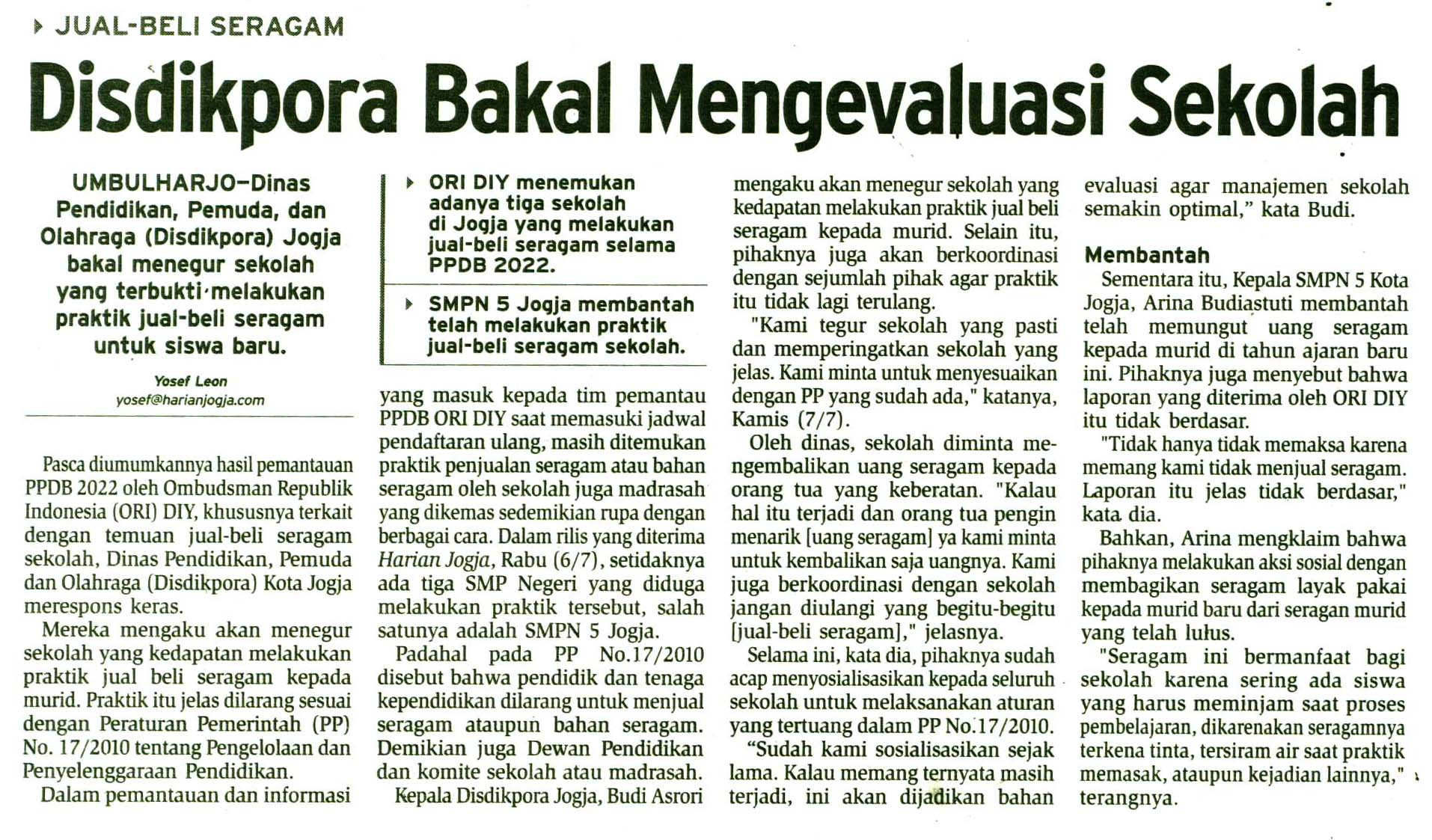 Kliping jogja terbaru