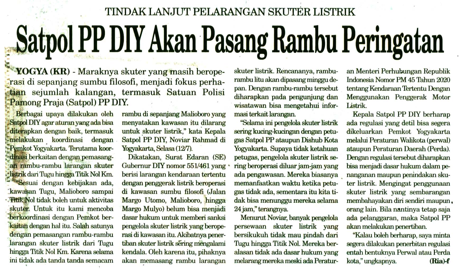 Kliping jogja terbaru