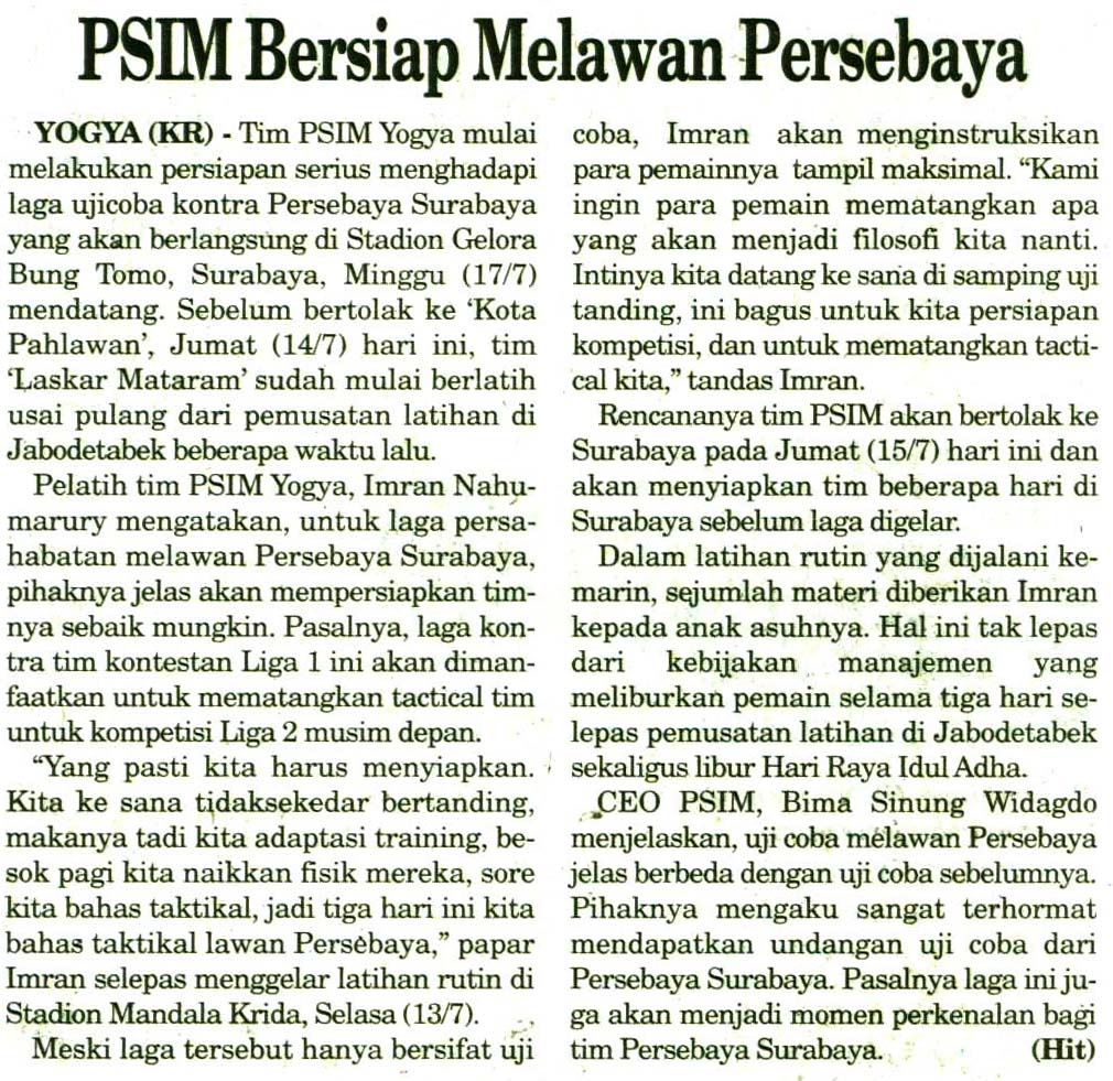 Kliping jogja terbaru