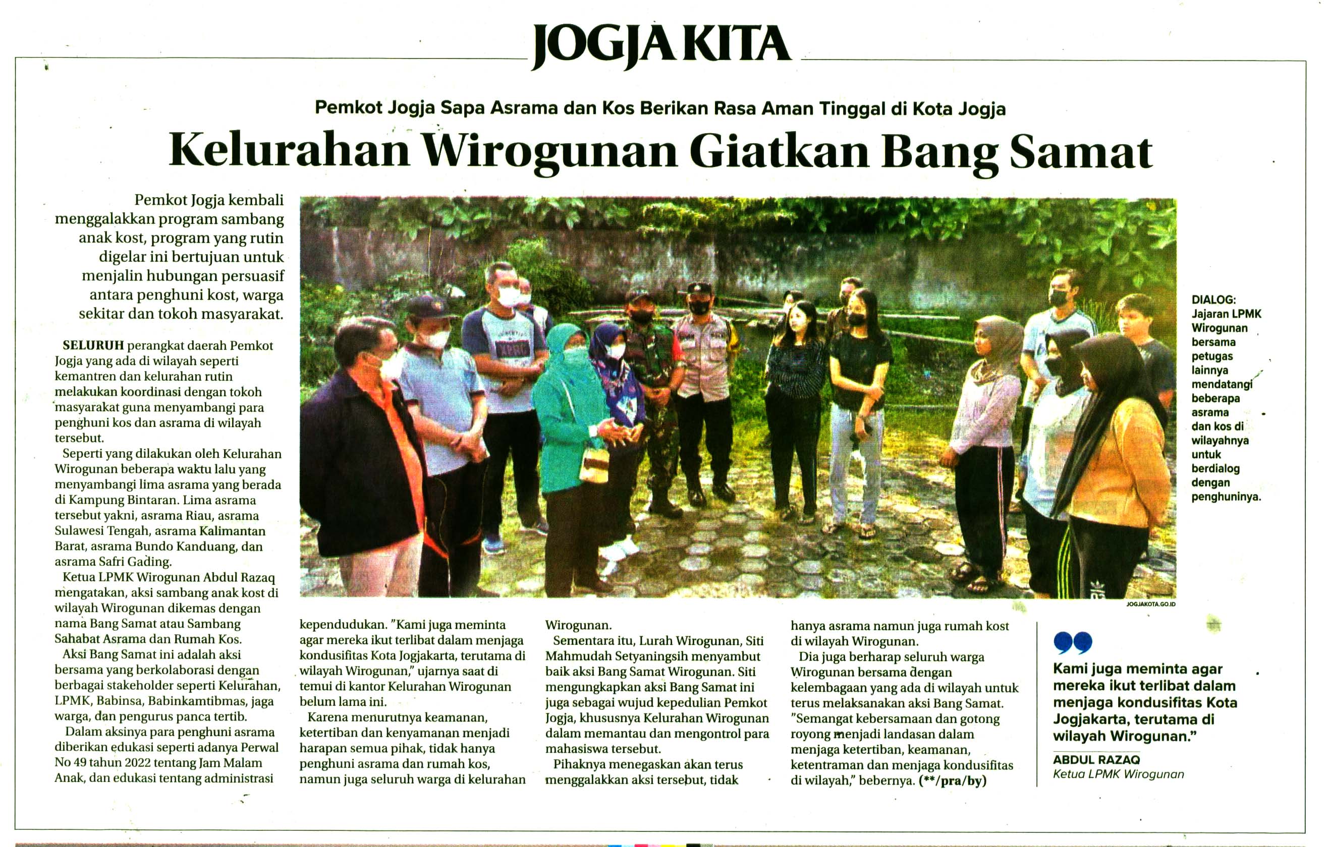 Kliping jogja terbaru