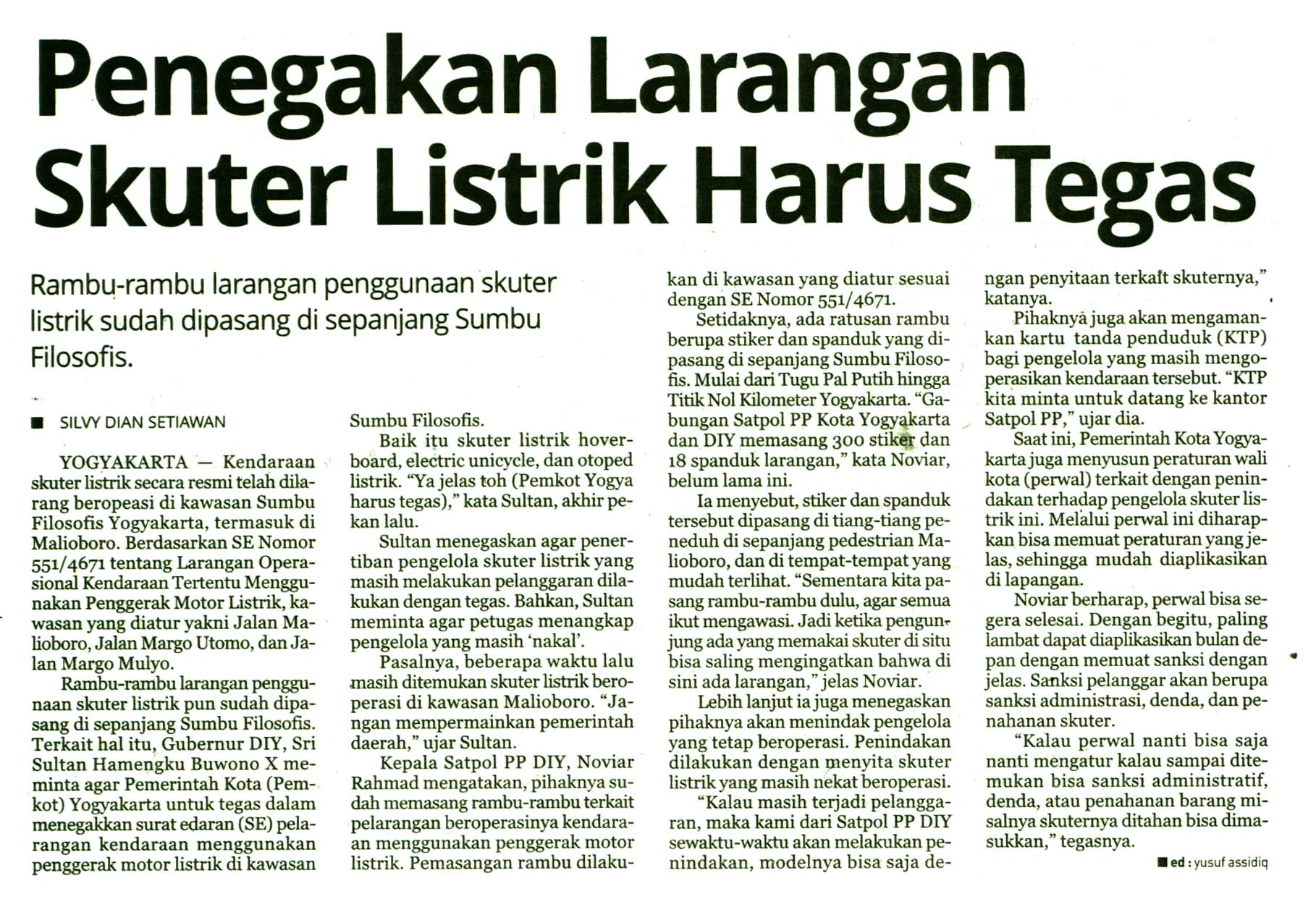 Kliping jogja terbaru
