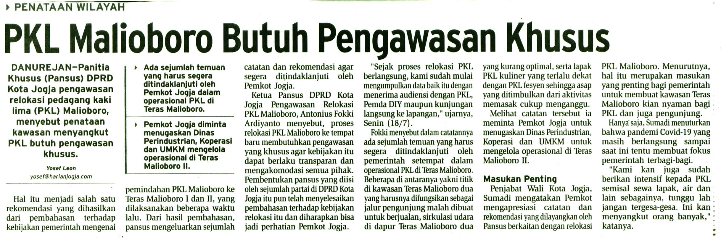 Kliping jogja terbaru
