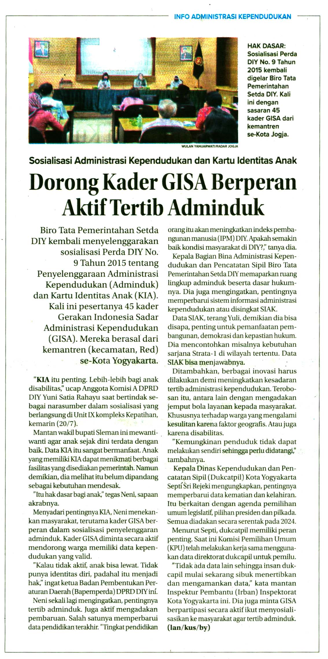 Kliping jogja terbaru
