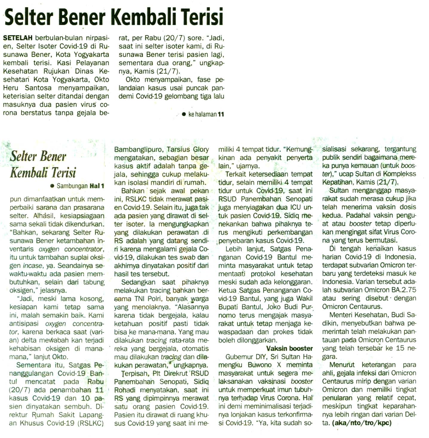 Kliping jogja terbaru
