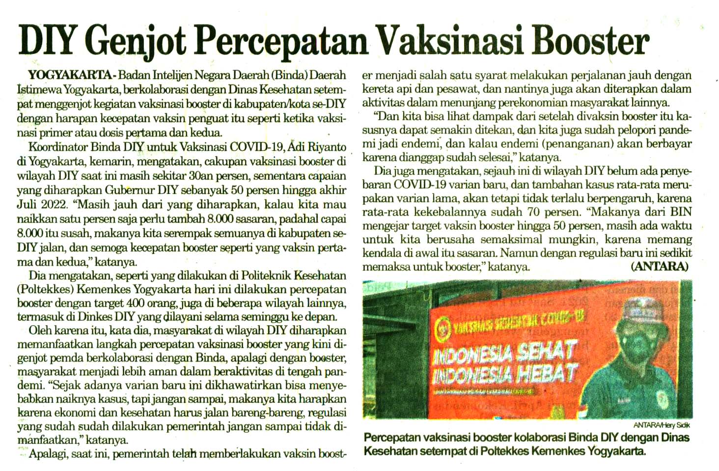 Kliping jogja terbaru