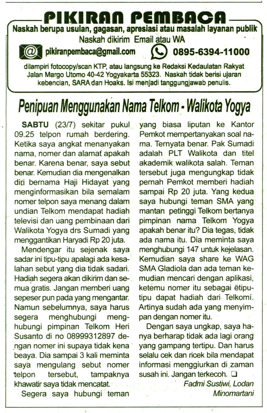 Kliping jogja terbaru