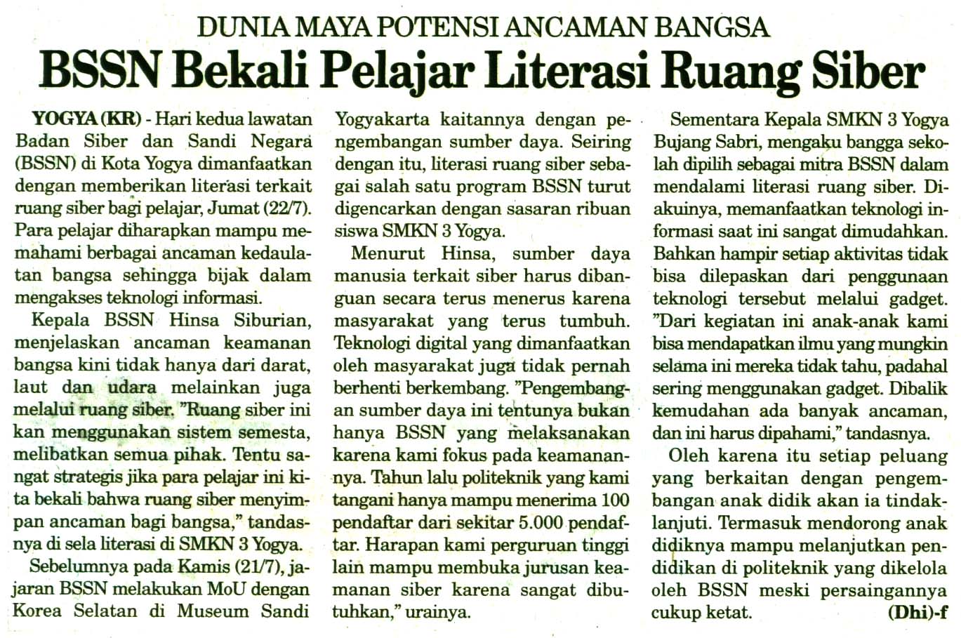 Kliping jogja terbaru