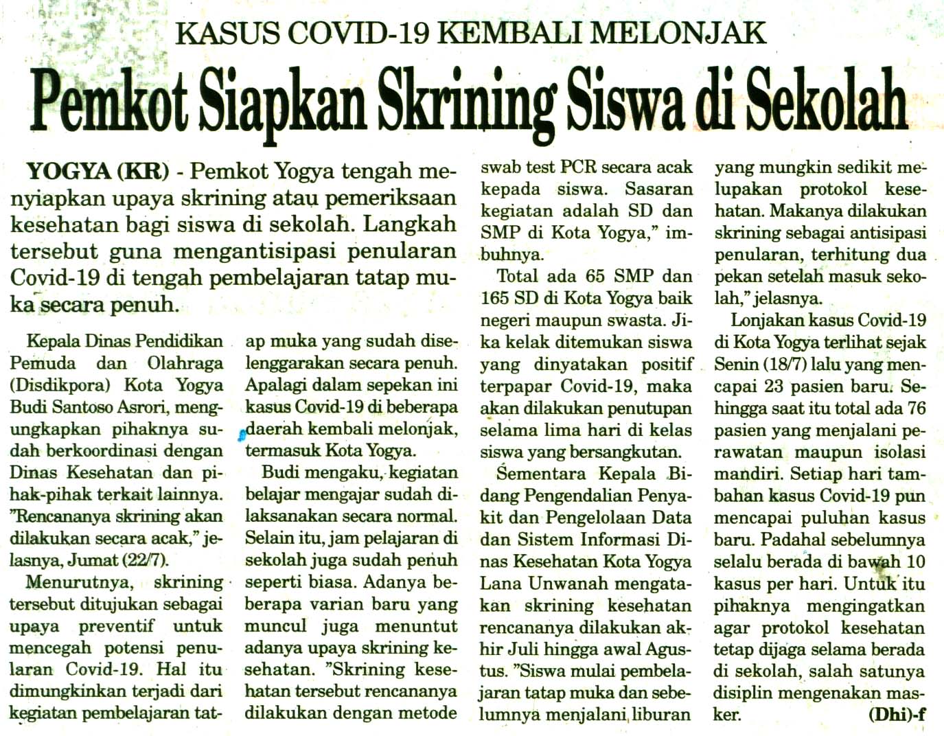 Kliping jogja terbaru