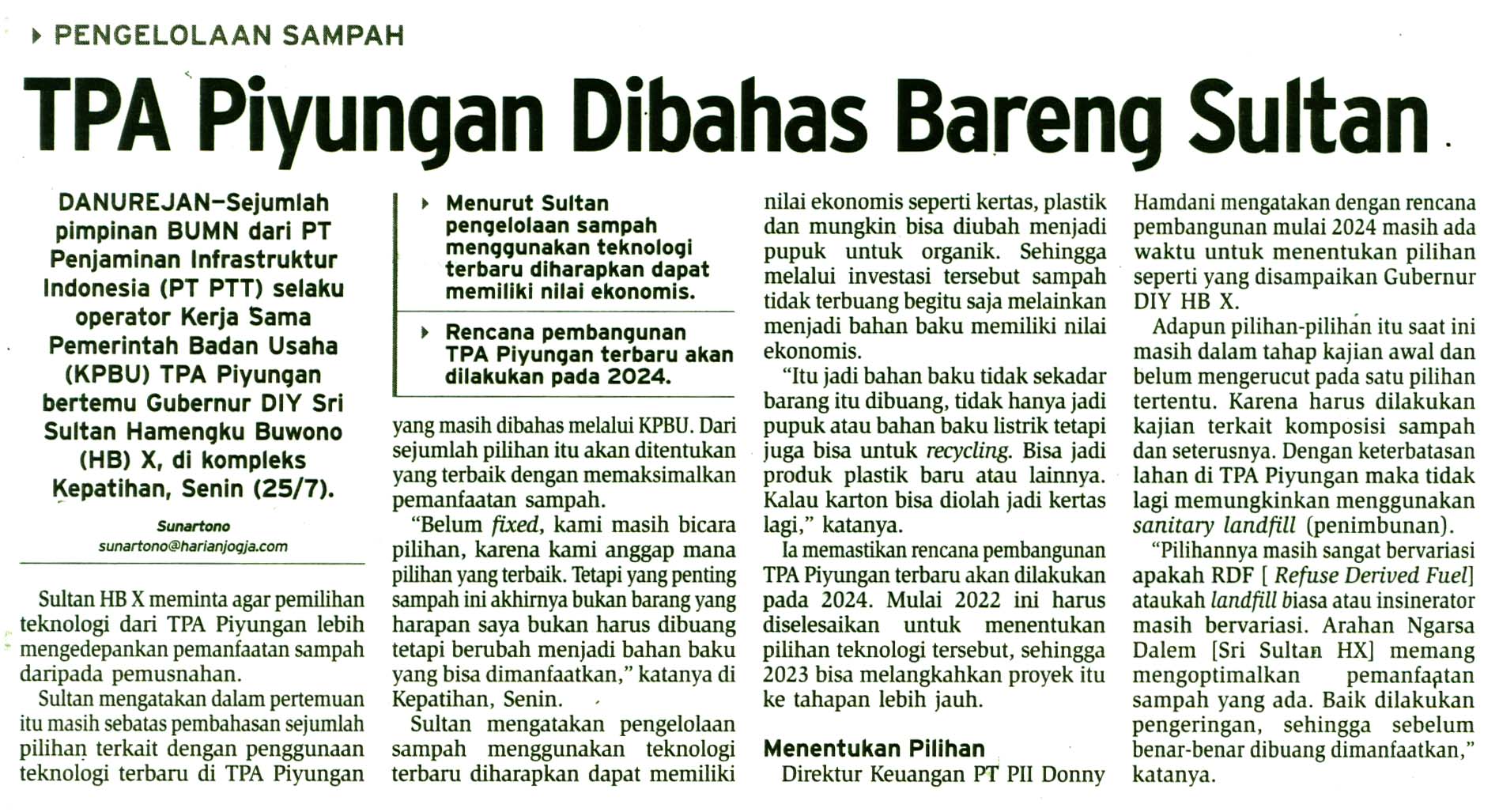 Kliping jogja terbaru
