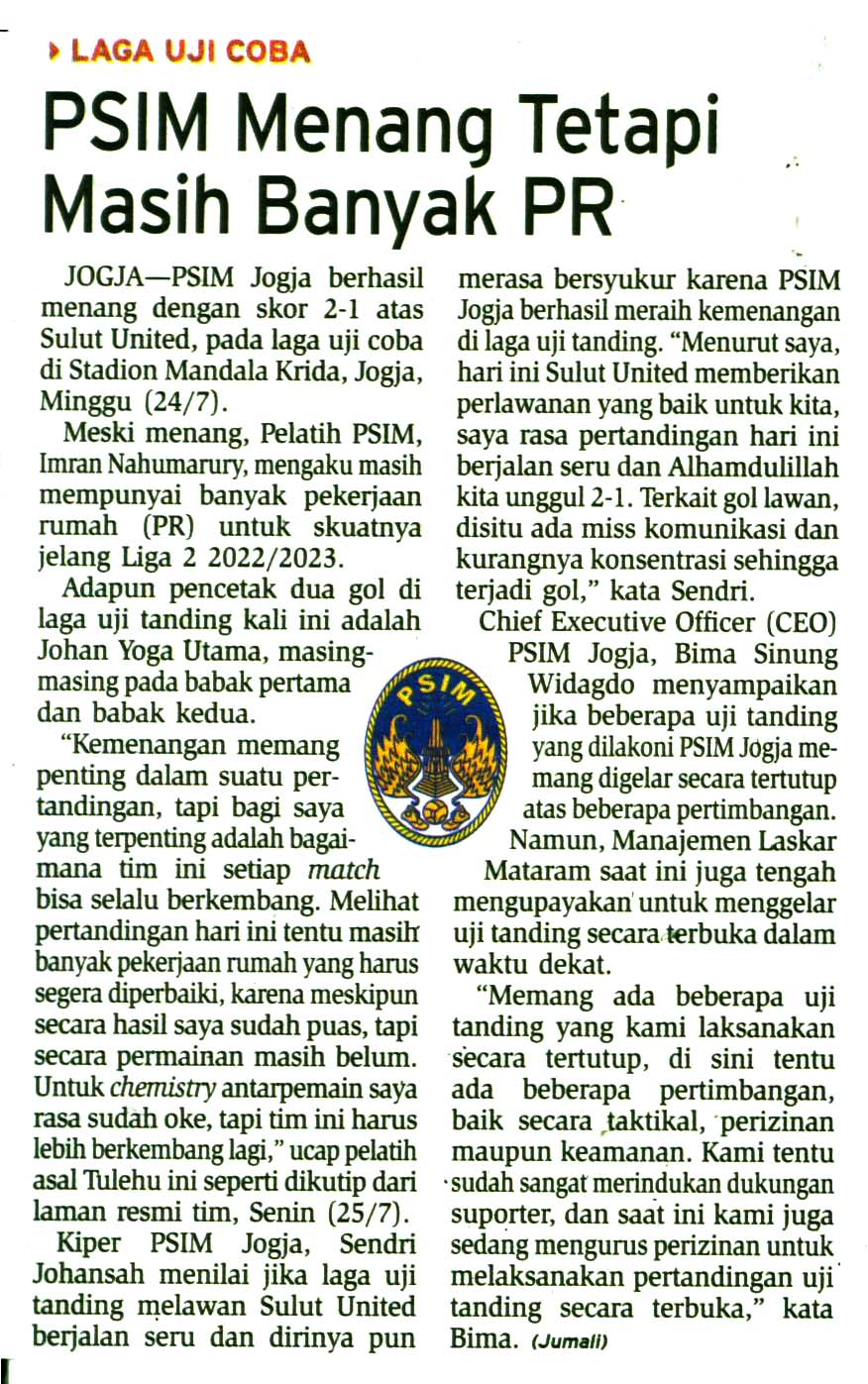 Kliping jogja terbaru