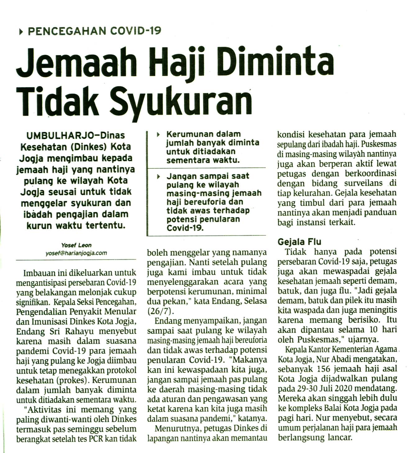 Kliping jogja terbaru