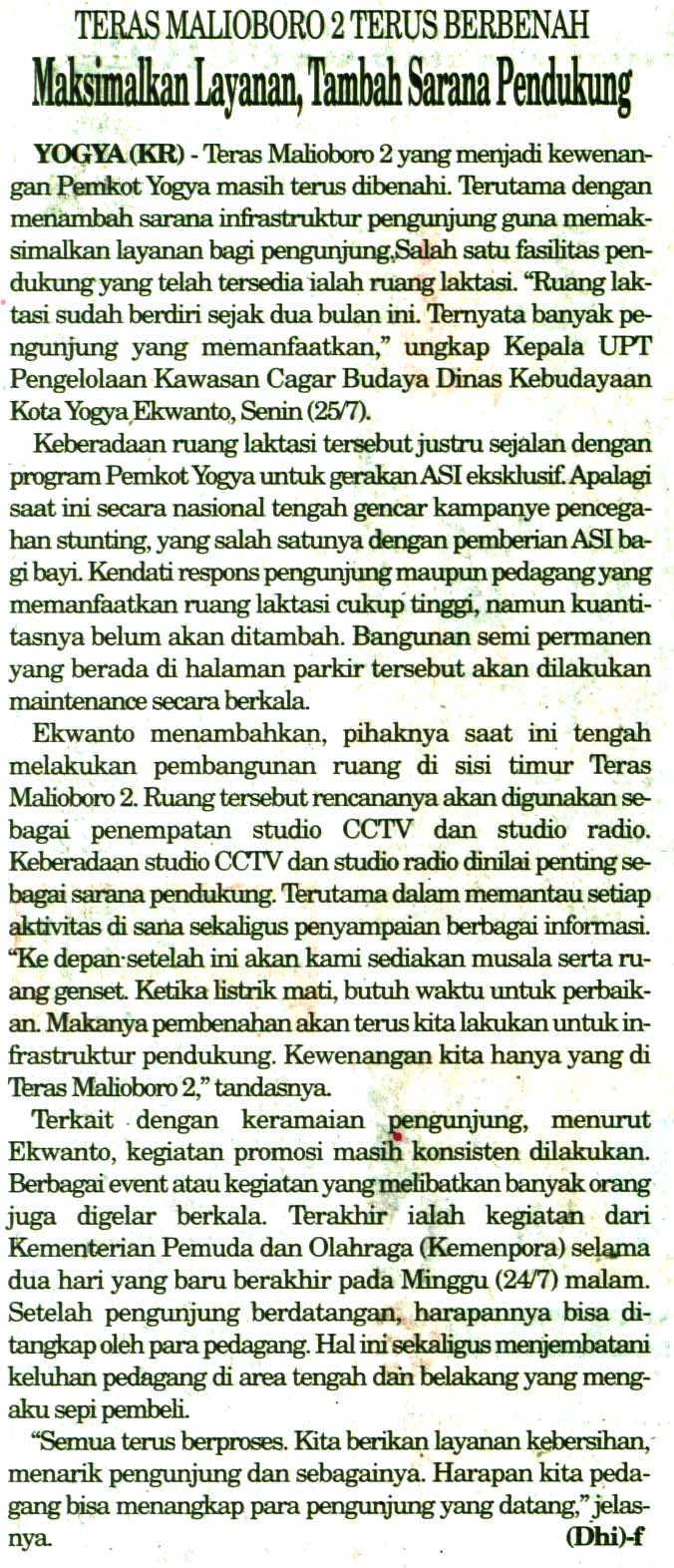 Kliping jogja terbaru