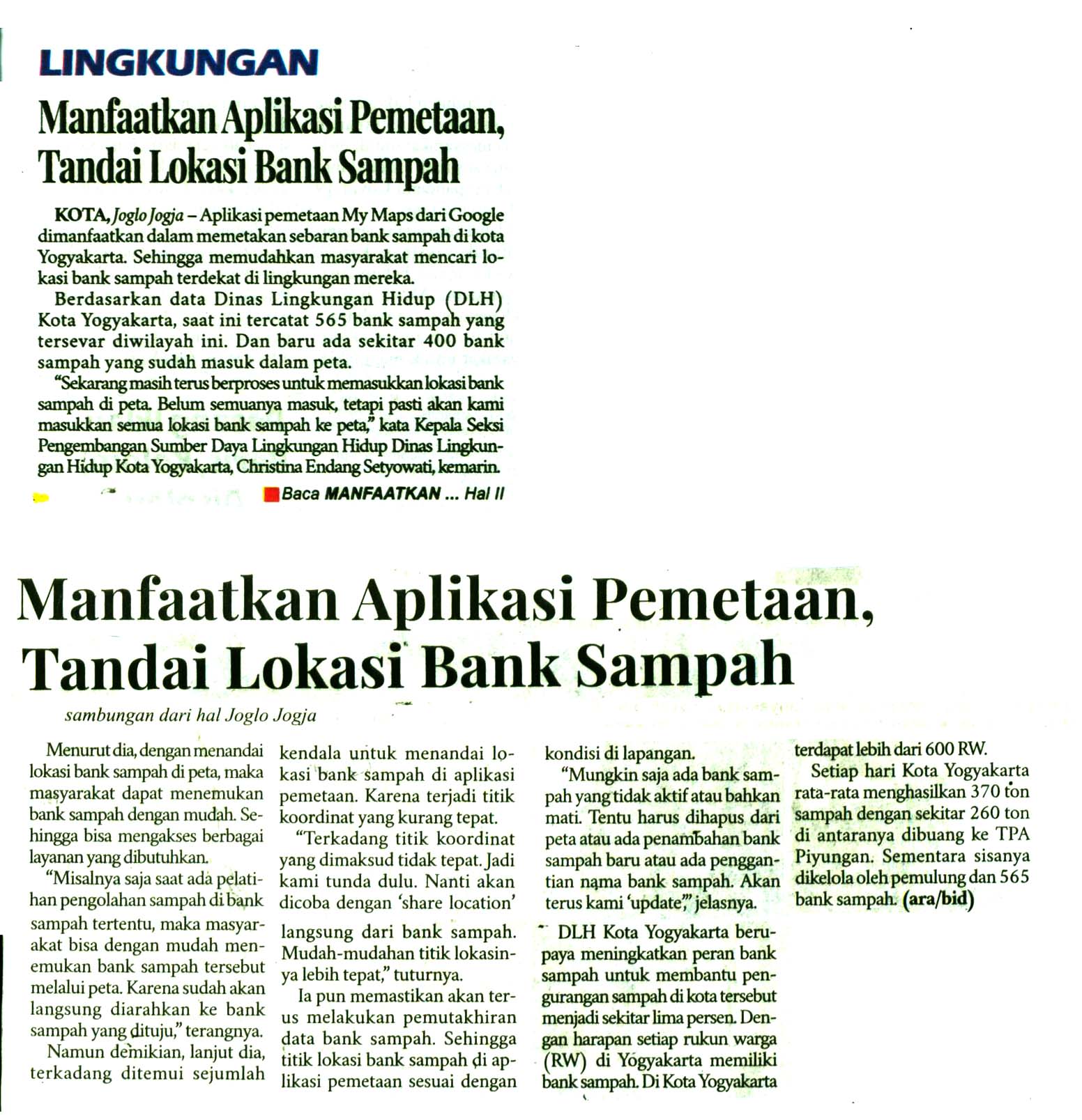 Kliping jogja terbaru