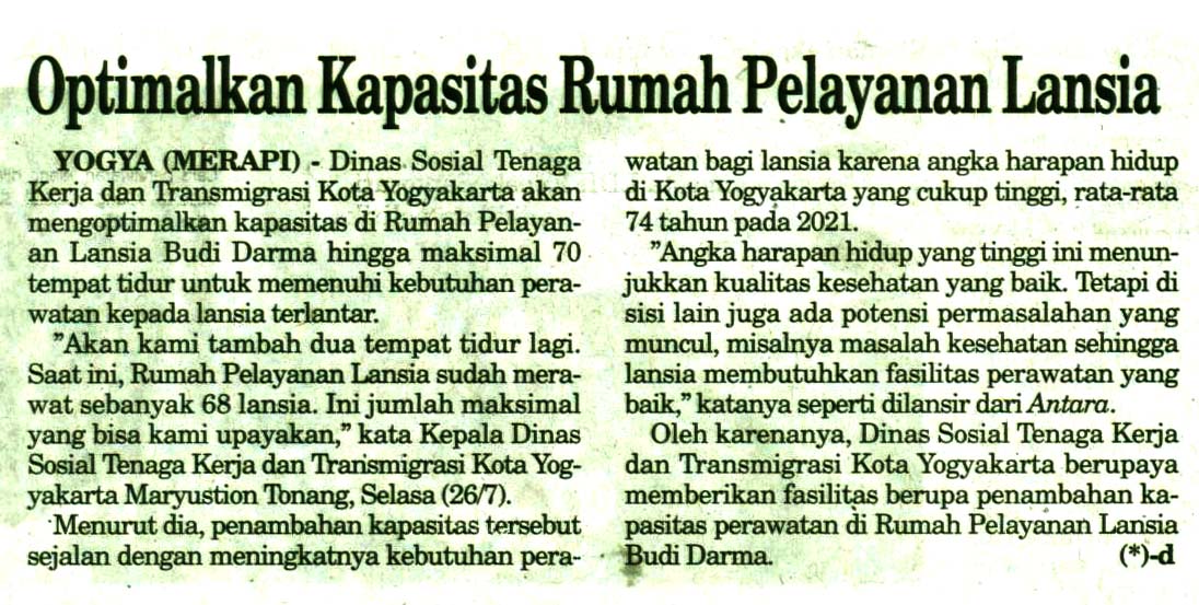 Kliping jogja terbaru