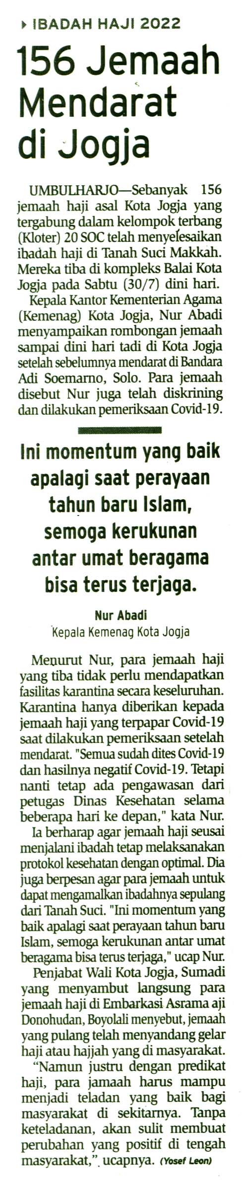 Kliping jogja terbaru