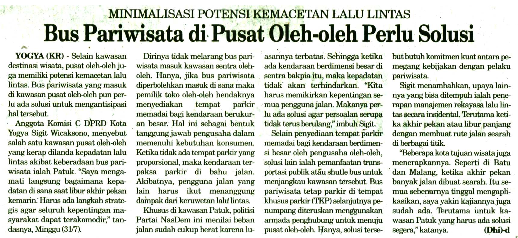 Kliping jogja terbaru