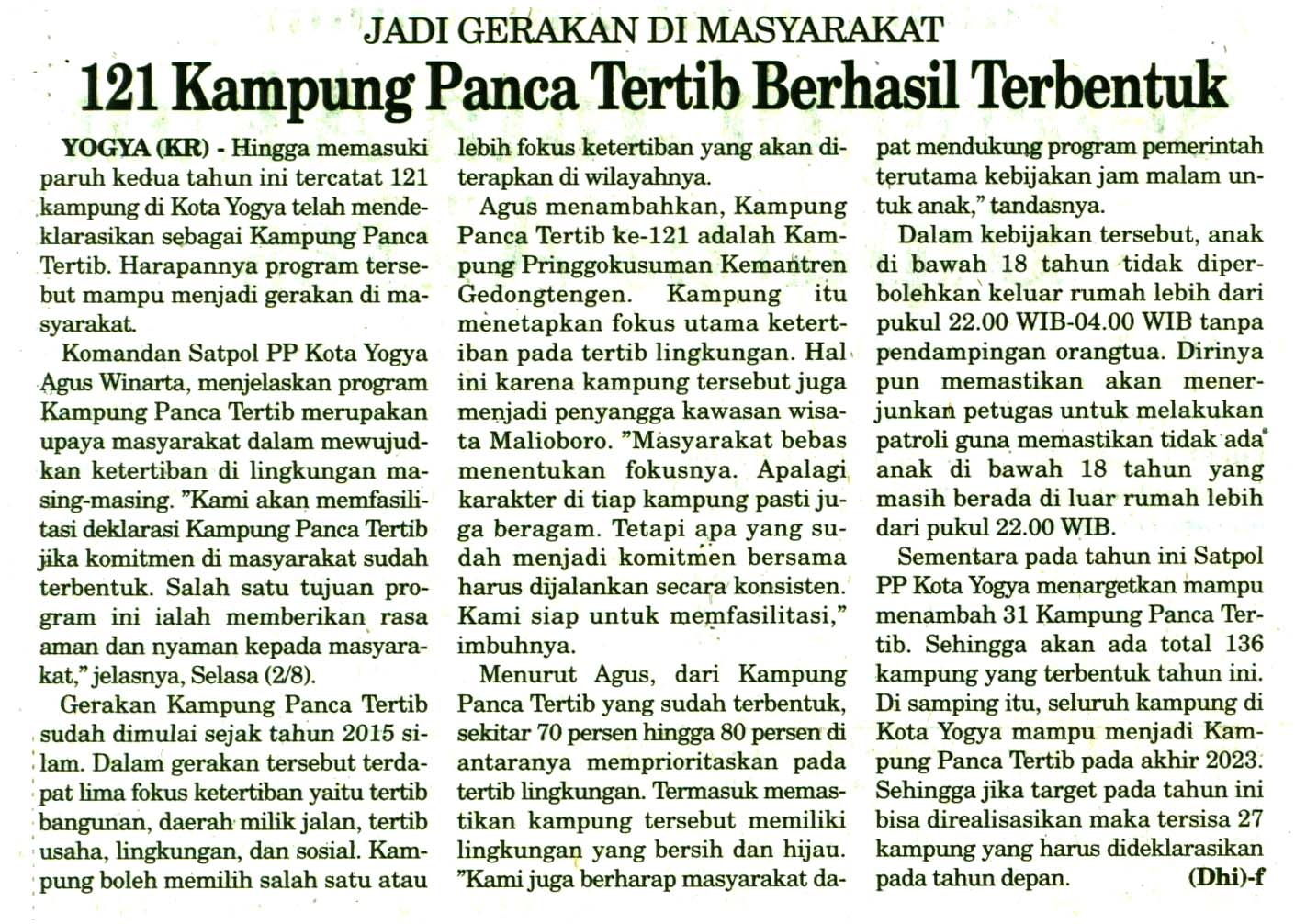 Kliping jogja terbaru